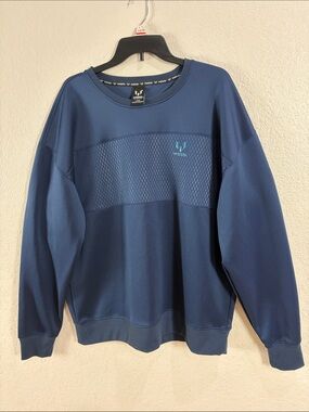 Messi Collection,Size L,Men's Navy Crewneck Sweatshirt